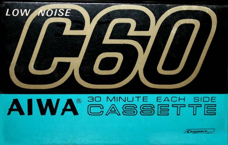 Compact Cassette Aiwa 60 Type I Normal 1970 Japan