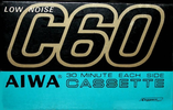 Compact Cassette Aiwa 60 Type I Normal 1970 Japan