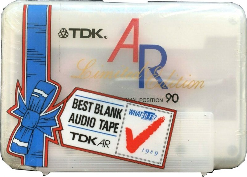 Compact Cassette TDK AR 90 "AR-LW90 Limited Edition" Type I Normal 1988 Europe