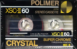Compact Cassette Polimer Crystal XSC-II 60 Type II Chrome Hungary