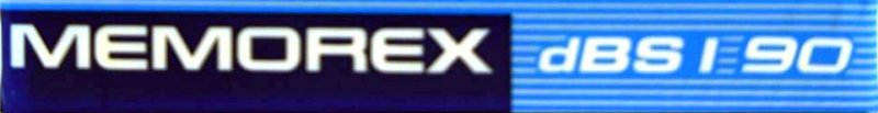 Compact Cassette Memorex dBS I 90 Type I Normal 1989 UK