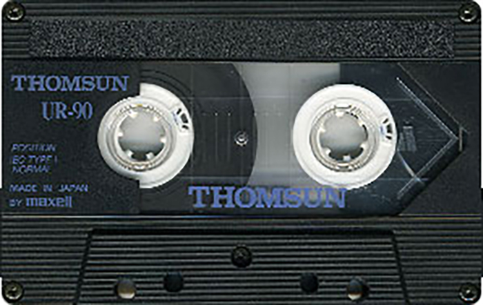 Compact Cassette Thomsun UR 90 Type I Normal 1985 Worldwide