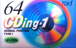 Compact Cassette TDK CDing 1 64 "CD1-64G" Type I Normal 1996 Japan