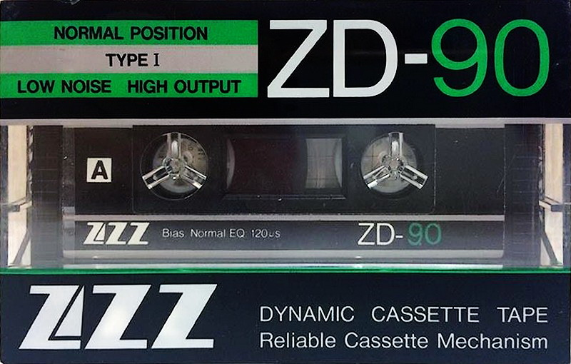 Compact Cassette ZZZ ZD 90 Type I Normal 1988 Worldwide