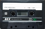 Compact Cassette ZZZ ZD 90 Type I Normal 1988 Worldwide
