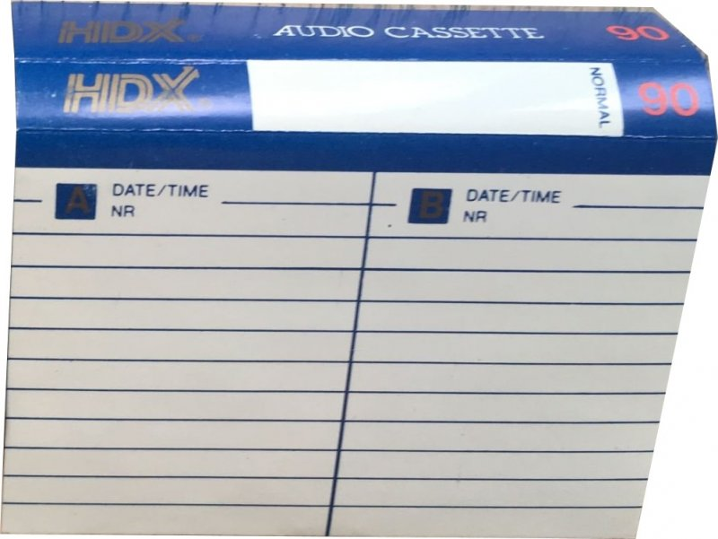 Compact Cassette HDX 90 Type I Normal Unknown Country
