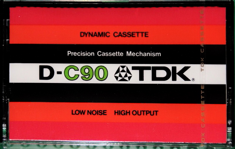 Compact Cassette TDK D 90 Type I Normal 1975 Europe, USA