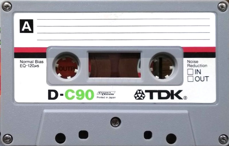 Compact Cassette TDK D 90 Type I Normal 1975 Europe, USA