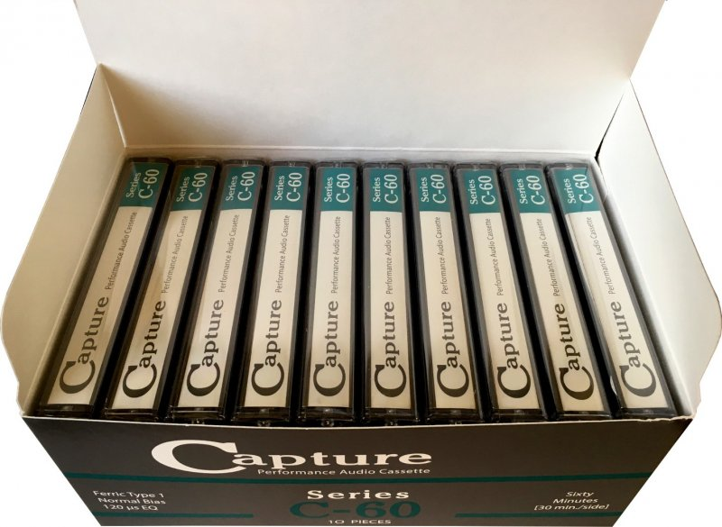 Compact Cassette Capture 60 Type I Normal 1983 USA