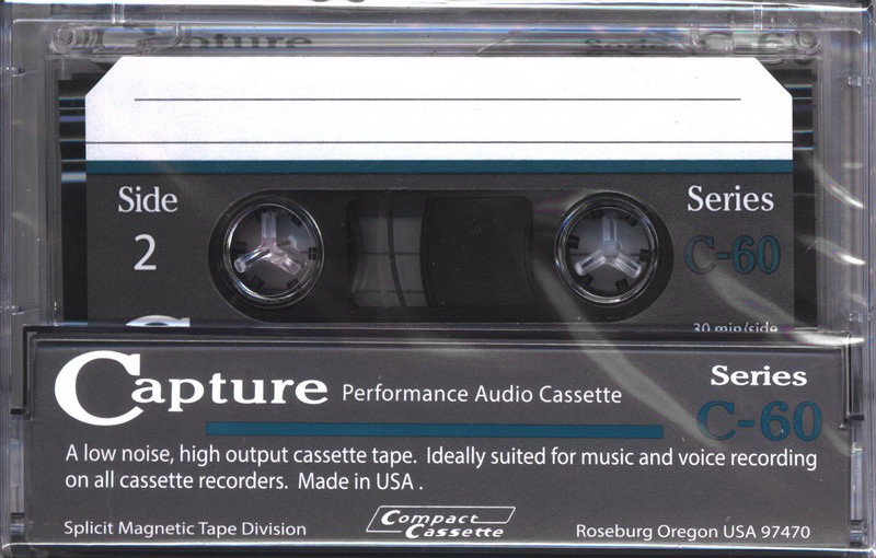 Compact Cassette Capture 60 Type I Normal 2019 USA