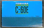 Compact Cassette Toshiba E 60 Type I Normal 1973 Japan