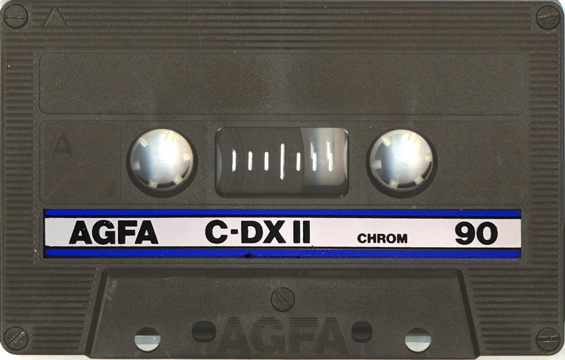Compact Cassette AGFA C-DX II 90 Type II Chrome 1987 Europe
