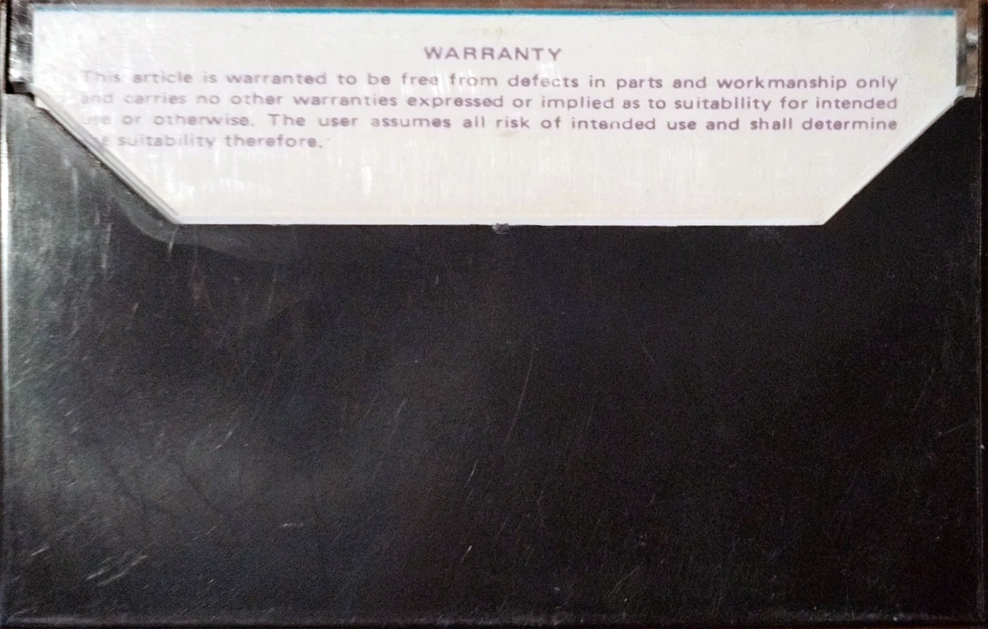 Compact Cassette Thornton 60 Type I Normal Unknown Country