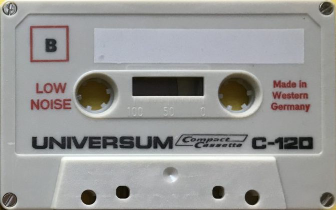 Compact Cassette Universum 120 Type I Normal 1971 Europe
