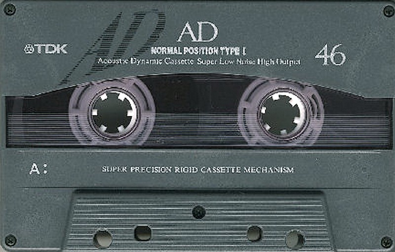 Compact Cassette TDK AD 64 "AD-64A" Type I Normal 1992 Japan