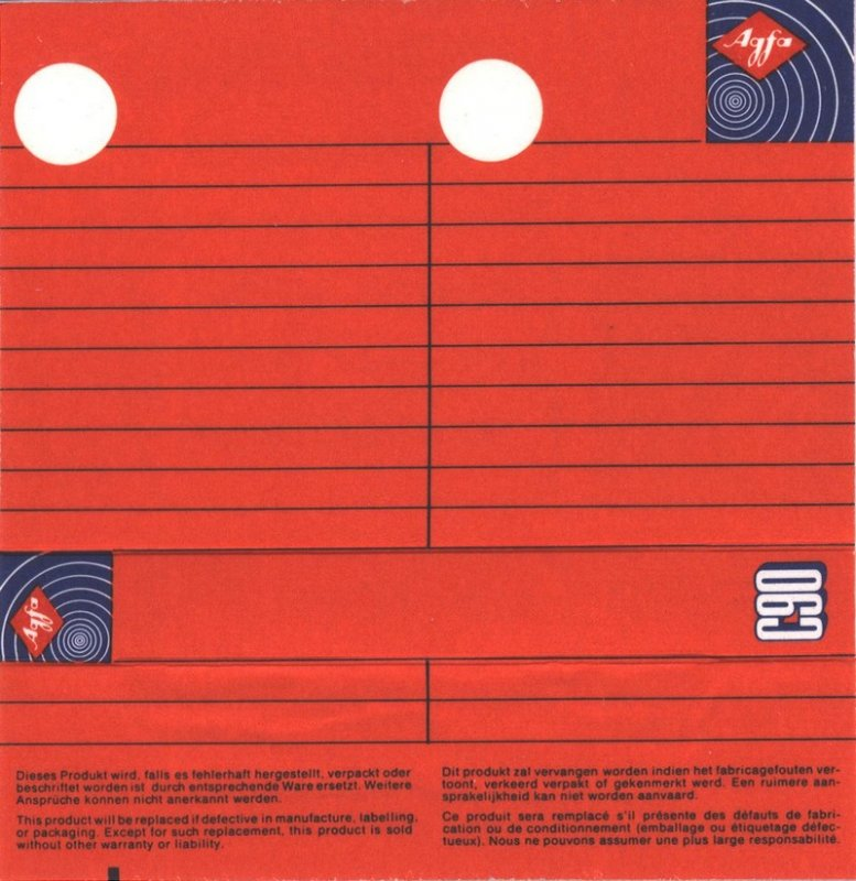 Compact Cassette AGFA 90 Type I Normal 1972 Germany