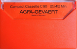 Compact Cassette AGFA 90 Type I Normal 1972 Germany