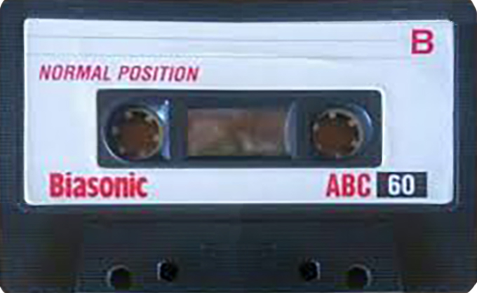Compact Cassette Biasonic ABC 60 Type I Normal Singapore