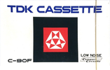 Compact Cassette TDK F 90 "C-90F" Type I Normal 1969 Japan