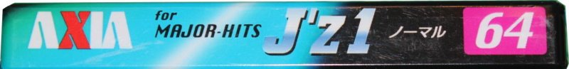 Compact Cassette AXIA J`z 1 64 "JZ1H 64" Type I Normal 1998 Japan