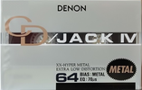 Compact Cassette Denon CD JACK IV 64 "KCD4-64" Type IV Metal 1990 Japan