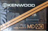Compact Cassette Kenwood MD 90 Type IV Metal 1982 Worldwide
