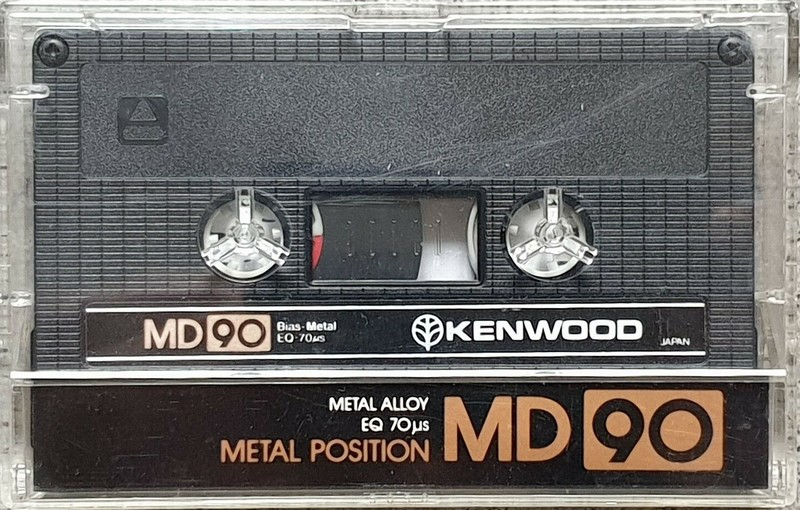 Compact Cassette Kenwood MD 90 Type IV Metal 1982 Worldwide