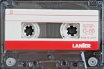 Compact Cassette Lanier 60 "Dictation tape-pak" Dictating Cassette 1988 USA