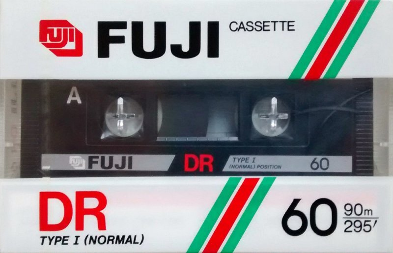 Compact Cassette Fuji DR 60 Type I Normal 1985 Europe