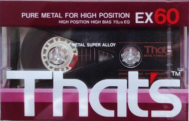 Compact Cassette Thats EX 60 Type II Chrome 1987 Europe