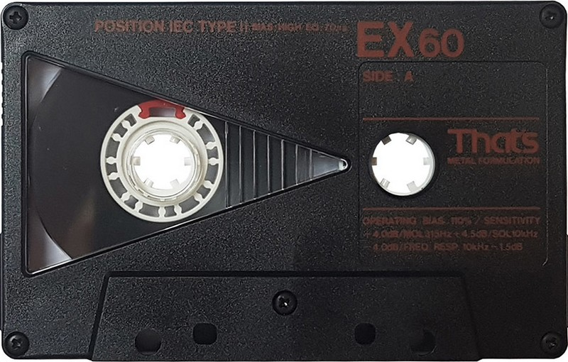 Compact Cassette Thats EX 60 Type II Chrome 1987 Europe