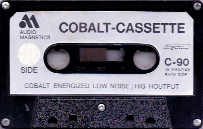 Compact Cassette Audio Magnetics Cobalt Energized 90 Type I Normal 1970 Unknown Country