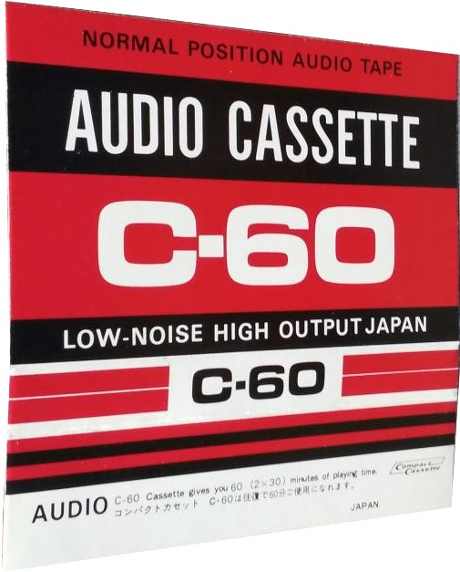 Compact Cassette Audio 60 Type I Normal Japan