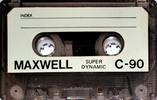Compact Cassette Maxwell 90 Type I Normal 1976 Hong Kong