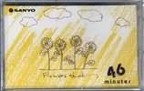 Compact Cassette Sanyo Flowers 46 "Flowers Think C-U46F(Y)" Type I Normal 1986 Japan