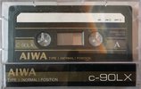 Compact Cassette Aiwa LX 90 Type I Normal 1982 Worldwide