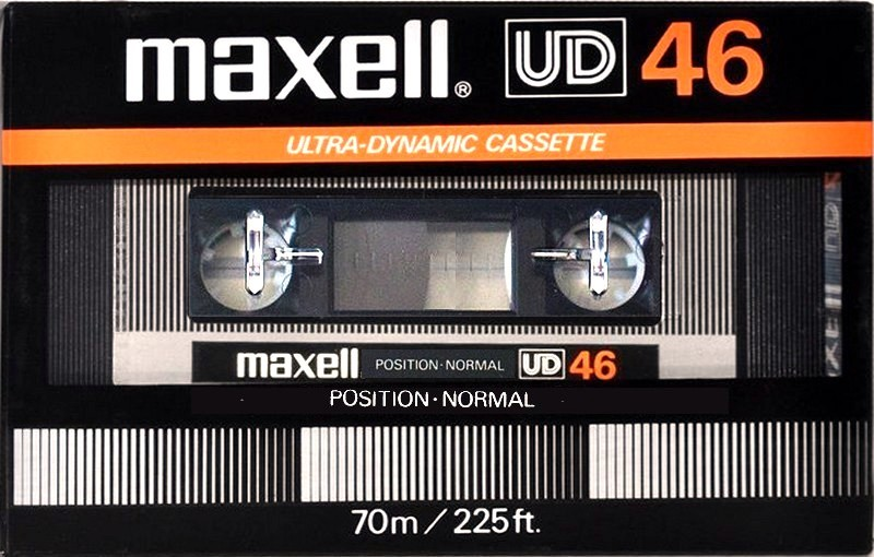 Compact Cassette Maxell UD 46 Type I Normal 1980 Europe