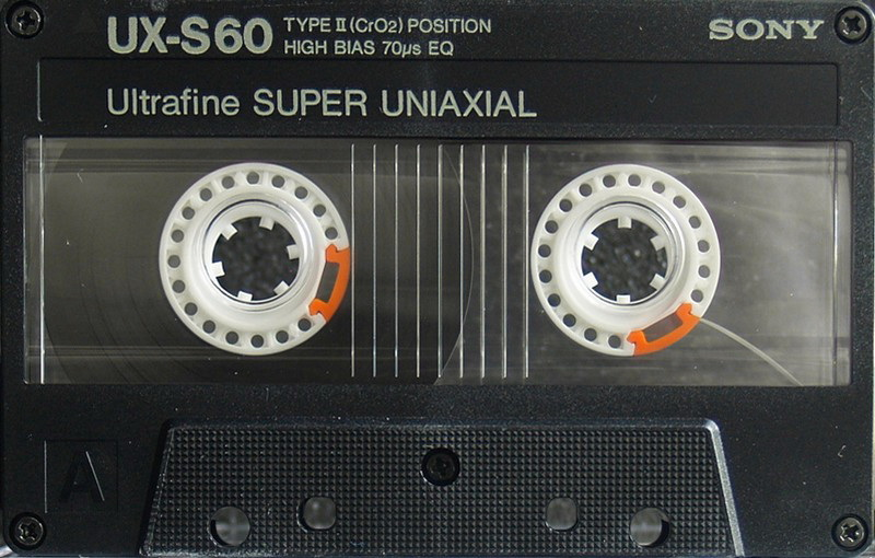 Compact Cassette Sony UX-S 60 Type II Chrome 1986 Europe