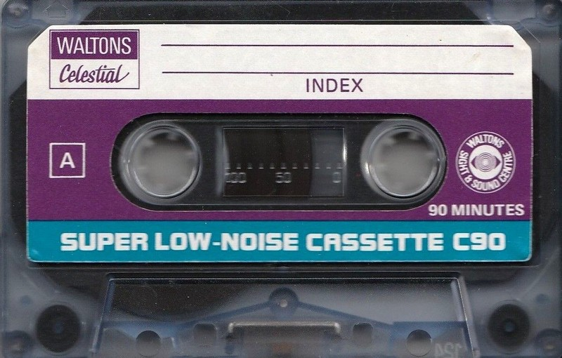 Compact Cassette Waltons Celestial 90 Type I Normal 1975