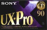 Compact Cassette Sony UX-Pro 90 Type II Chrome 1998 Europe