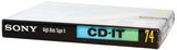 Compact Cassette Sony CD-IT 74 "C-74CDIT2C" Type II Chrome 1997 North America