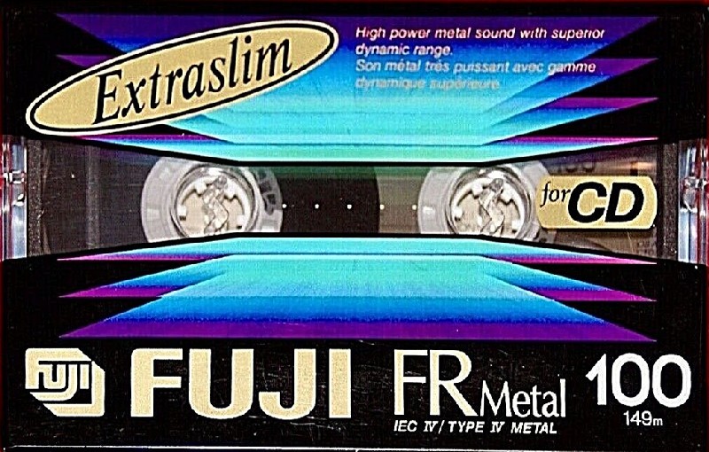 Compact Cassette Fuji FR Metal 100 Type IV Metal 1992 North America