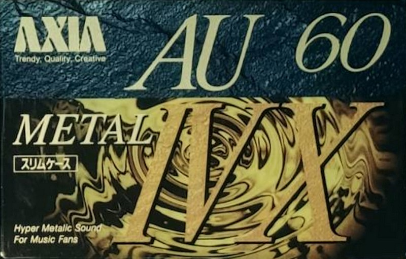 Compact Cassette AXIA AU-IVx 60 "AU4X A 60" Type IV Metal 1993 Japan