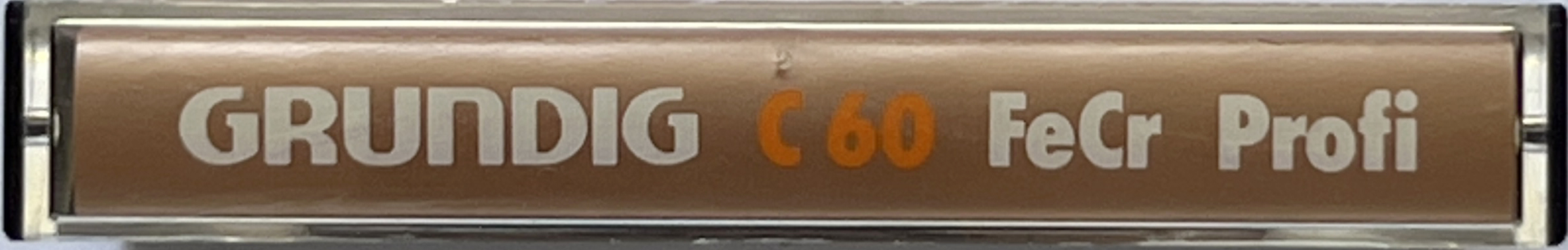 Compact Cassette Grundig Profi-Cassette 60 Type III Ferro Chrome 1977 Europe