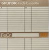 Compact Cassette Grundig Profi-Cassette 60 Type III Ferro Chrome 1977 Europe