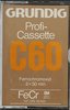 Compact Cassette Grundig Profi-Cassette 60 Type III Ferro Chrome 1977 Europe