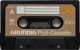Compact Cassette Grundig Profi-Cassette 60 Type III Ferro Chrome 1977 Europe