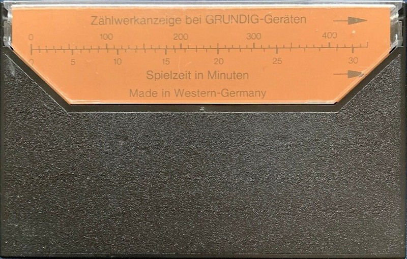 Compact Cassette Grundig Profi-Cassette 60 Type III Ferro Chrome 1977 Europe