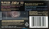 Compact Cassette Fuji DR-II 90 Type II Chrome 1998 North America