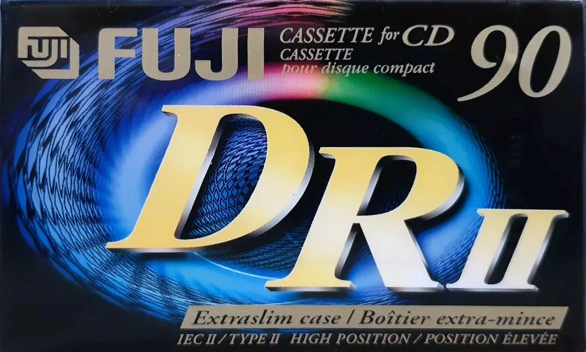 Compact Cassette Fuji DR-II 90 Type II Chrome 1998 North America